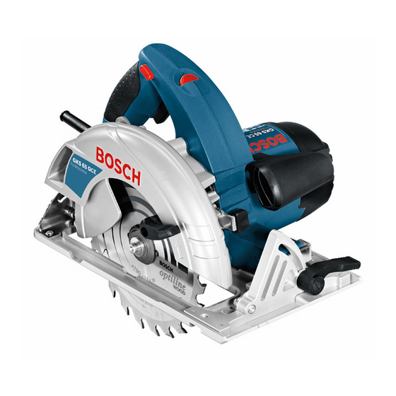 Bosch GKS 65 Professional Manual Original