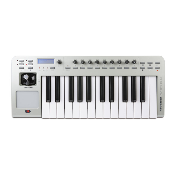 Novation ReMOTE LE Guía Del Usario