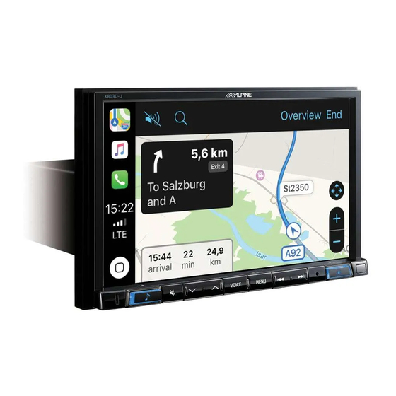 Alpine X803D-U Manual De Instalación