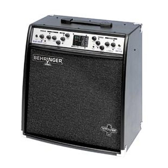 Behringer BLUE DEVIL GX112 Manual De Usuario