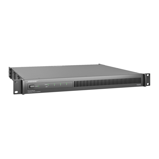 Bose Professional PowerShare PS604D Guia De Instalacion