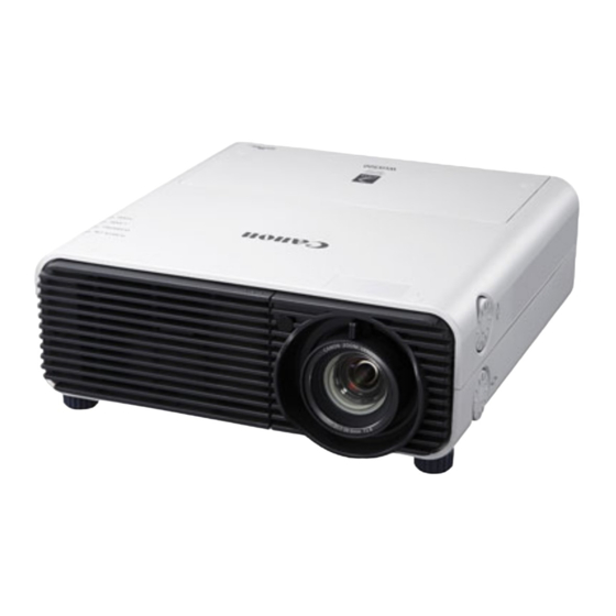 Canon WUX500 Instrucciones De Uso