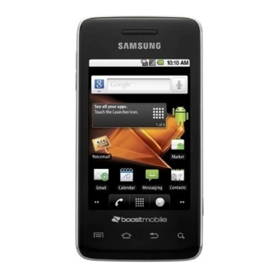 Samsung SPH-M820 Manual Del Usuario