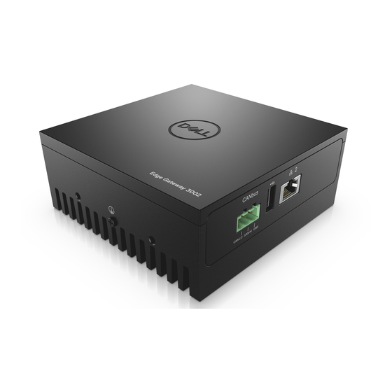 Dell Edge Gateway 3002 Manual De Instalación Y Funcionamiento
