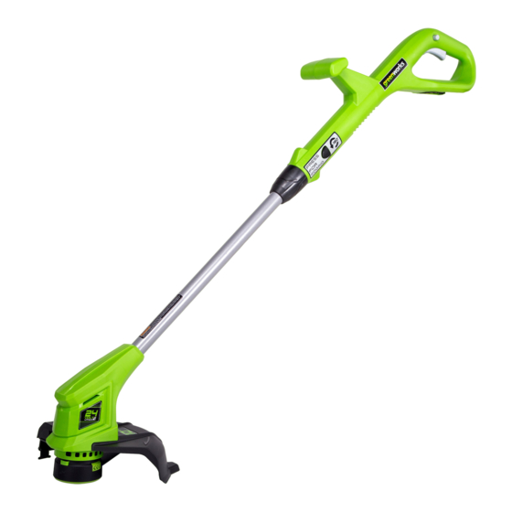 GreenWorks ST24B01 Manual Del Propietário
