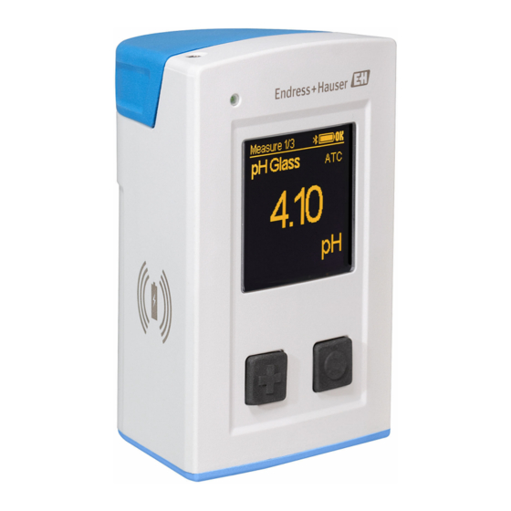 Endress+Hauser Liquiline Mobile CML18 Manual Del Usuario