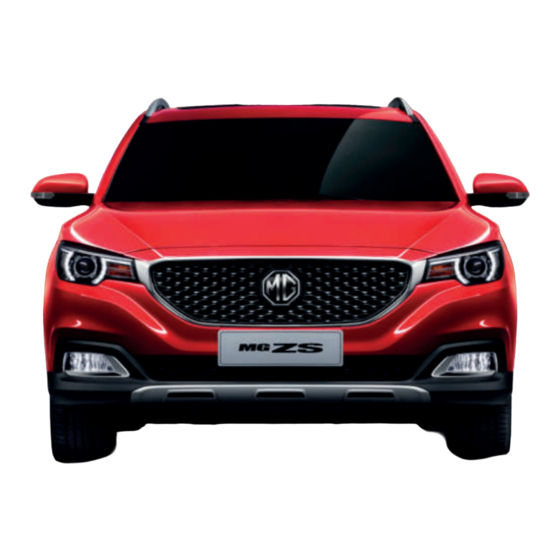 MG ZS 2019 Manual De Usuario