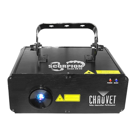 Chauvet SCORPION Scan 3D EU Manuales