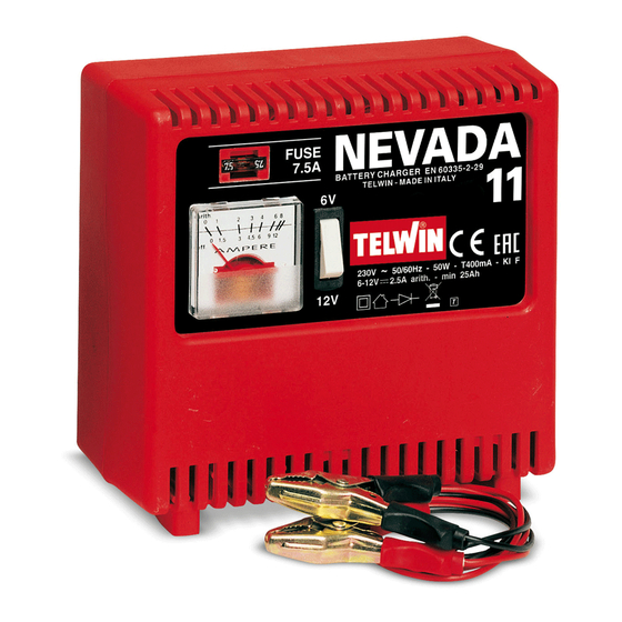 Telwin NEVADA 11 Manual De Instrucciones