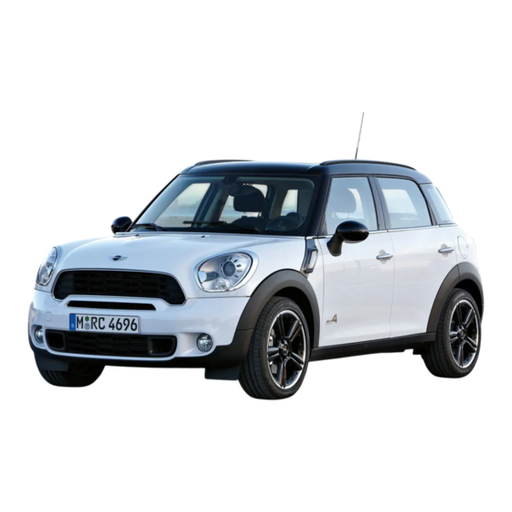 Mini Countryman 2014 Manual De Instrucciones