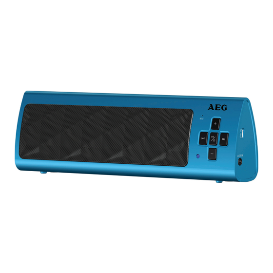 AEG BSS 4818 Instrucciones De Servicio