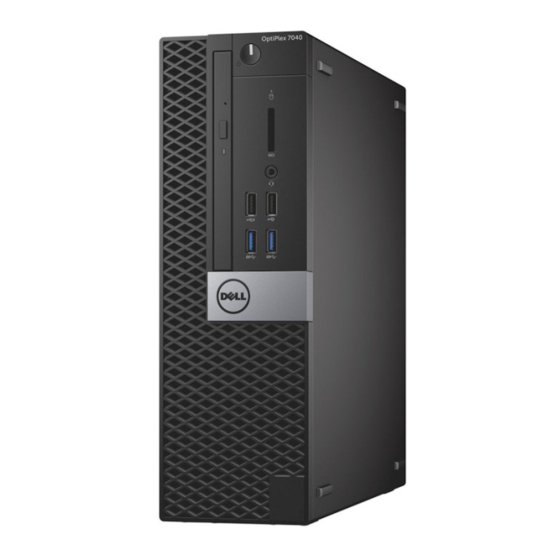 Dell OptiPlex 7040 Manual Del Propietário