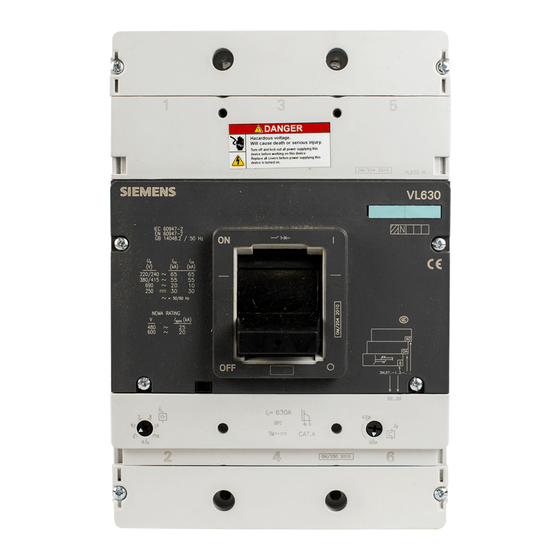 Siemens 3VL5763 3 Serie Guia De Inicio Rapido