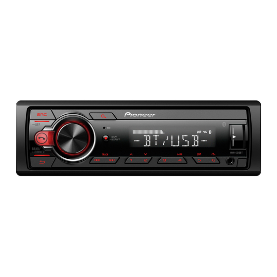 Pioneer MVH-S215BT Manual De Instrucciones