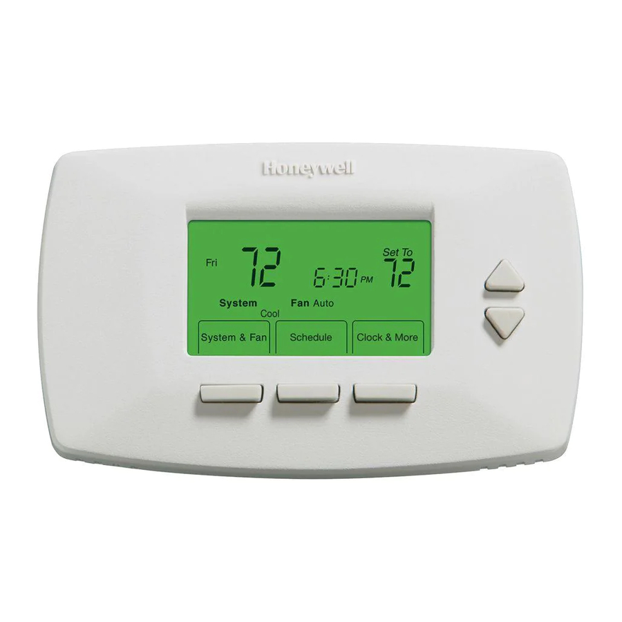 Honeywell RTH7000 Serie Guia De Instalacion