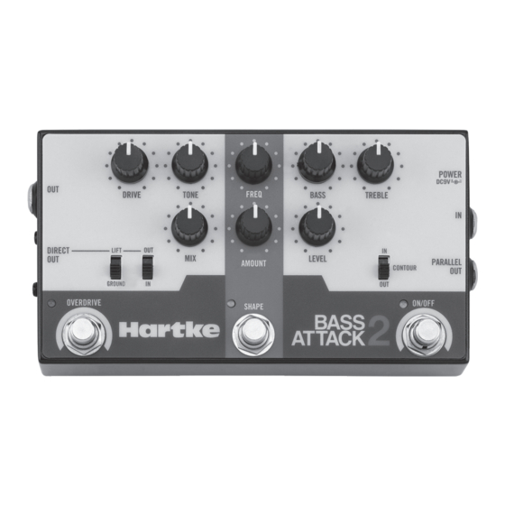 Hartke BASS ATTACK 2 Manuales