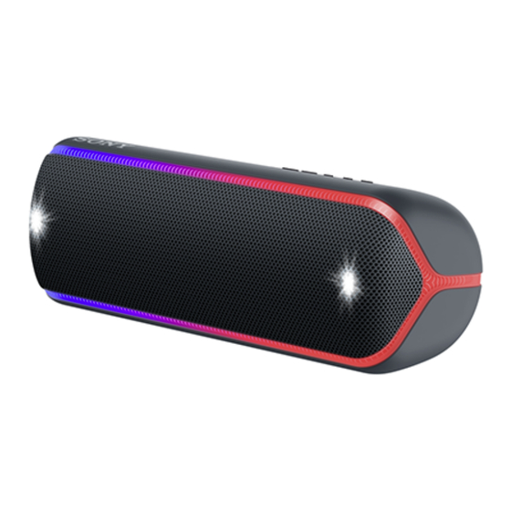 Sony SRS-XB32 Guia De Ayuda