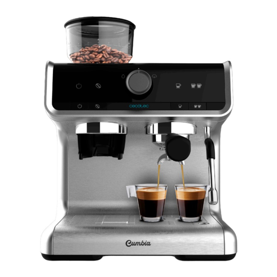 cecotec Cumbia POWER EXPRESSO 20 BARISTA CREAM Manual De Instrucciones