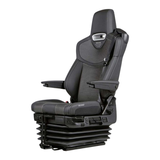 RECARO C 6000 RENAULT Manual De Montaje