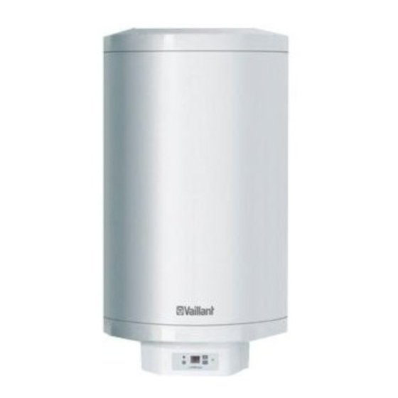 Vaillant eloSTOR plus VEH 35/3-5 Instrucciones De Funcionamiento