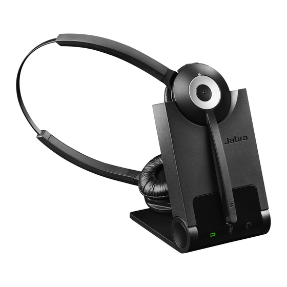Jabra PRO 920 Duo Manual De Usuario