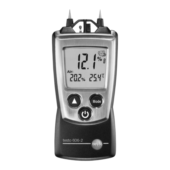 testo 606-2 Manual De Instrucciones
