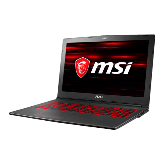 MSI GAMING G Serie Manual Del Usuario