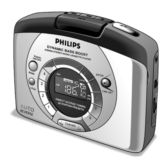 Philips AQ 6688 Instrucciones De Manejo