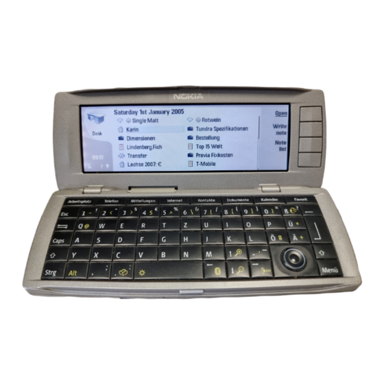 Nokia 9500 Guía De Usuario