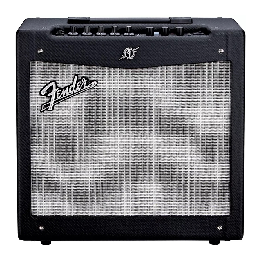 Fender MUSTANG I Guía De Arranque Rápido