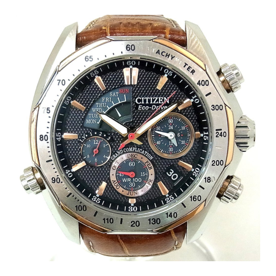Citizen g910 Manual De Instrucciones