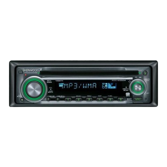 Kenwood KDC-W3534 Manual De Instrucciones