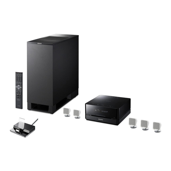 Sony DAV-IS10 Manual De Instrucciones