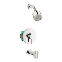 Hansgrohe Clubmaster Pressure Balance Tub/Shower Set With Rough 04906 0 Serie Instrucciones De Montaje