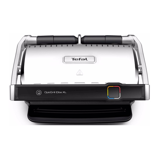 TEFAL OptiGrill Elite XL Manuales