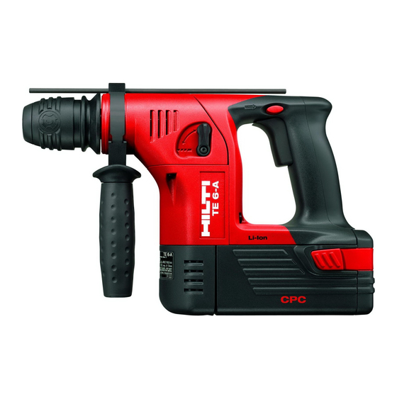 Hilti TE 6-A Manual De Instrucciones