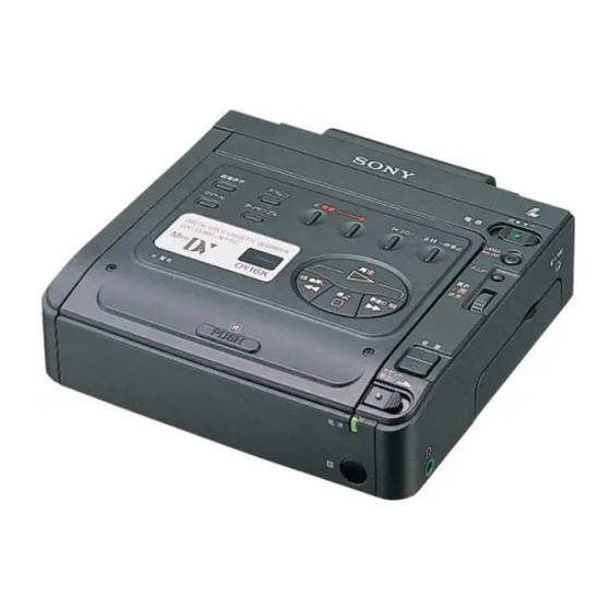 Sony Video Walkman GV-D300 Manual De Instrucciones