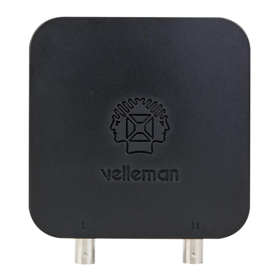Velleman PCSU200 Instrucciones Breves