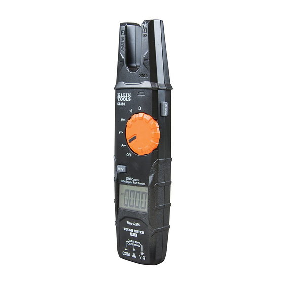 Klein Tools CL360 Manual De Instrucciones