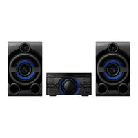Sony MHC-M20D Manual De Instrucciones