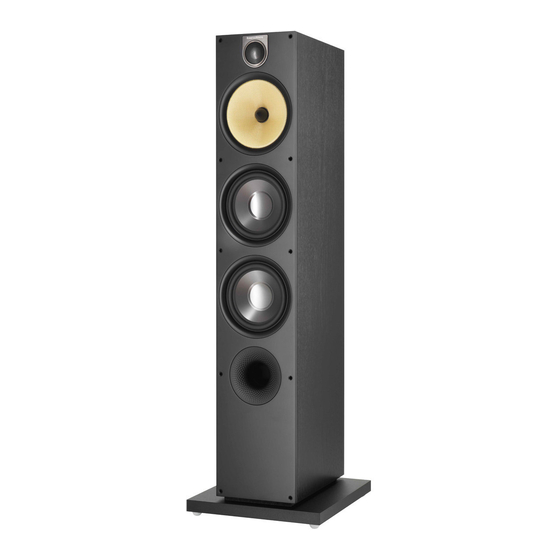 Bowers & Wilkins 683 S2 Manual De Instrucciones