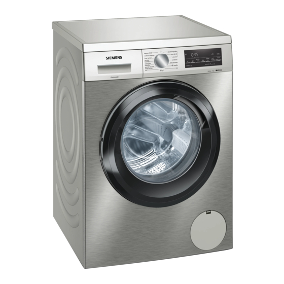 Siemens WU12UT7XES Manual De Usuario E Instrucciones De Montaje