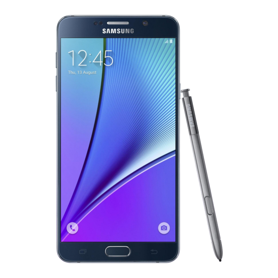 Samsung Galaxy Note 5 Manual Del Usuario