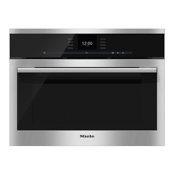 Miele DGC 6500 Instrucciones De Manejo Y Montaje