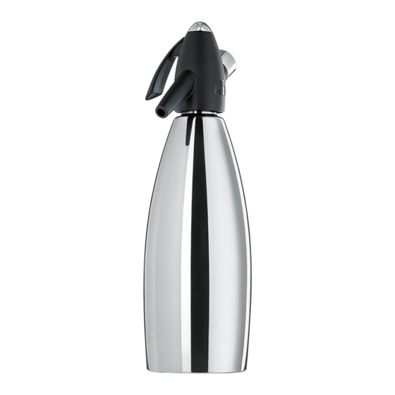 iSi Soda Siphon Stainless Steel Modo De Empleo