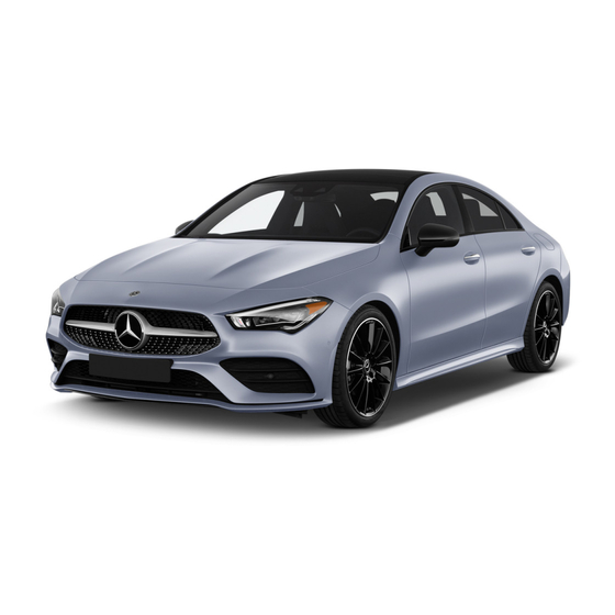 Mercedes-Benz CLA 2022 Instrucciones De Servicio