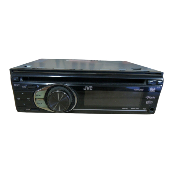 JVC KD-A305 Manual De Instrucciones