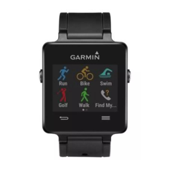 Garmin Vivoactive Manuales