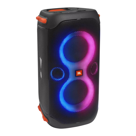 Harman JBL PARTYBOX 110 Guia De Inicio Rapido
