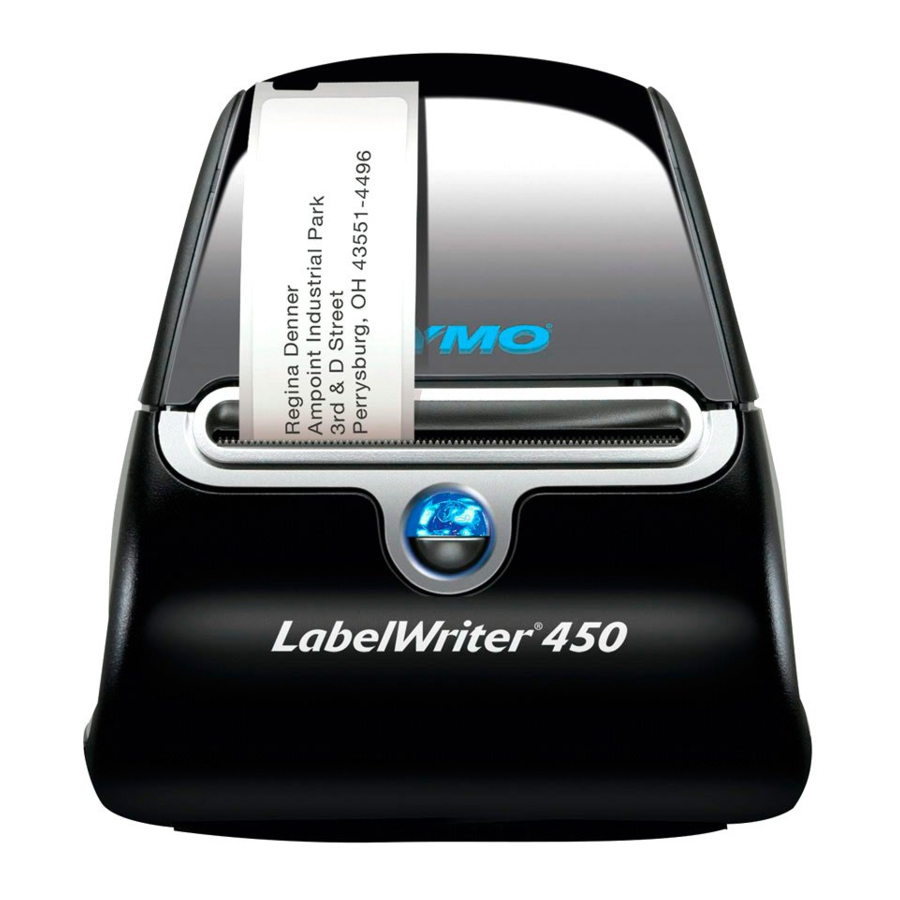 Dymo LabelWriter 450, 450 Turbo/Twin Turbo/Duo, 4XL, SE450 - Manual de ...